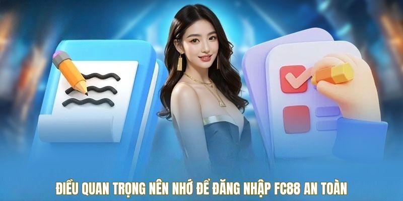 Điều quan trọng nên nhớ để đăng nhập FC88 an toàn